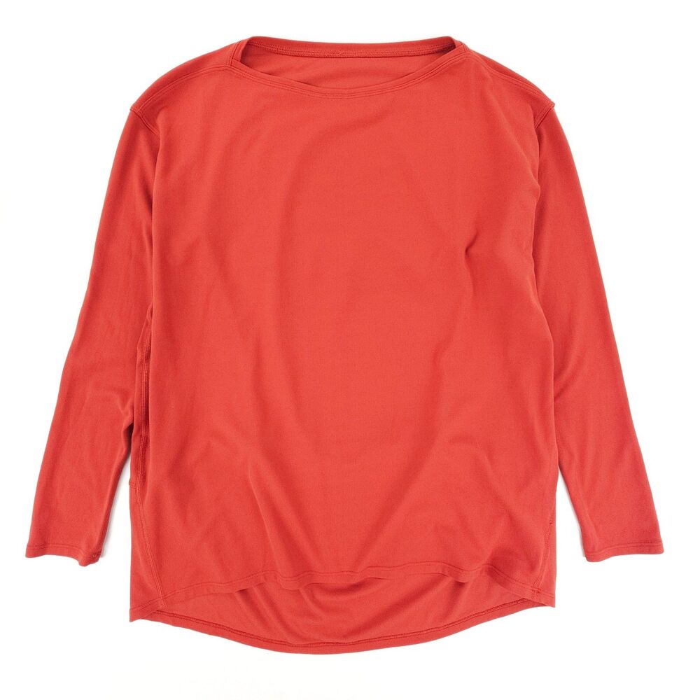 Lululemon Athletica Red Long Sleeve Tee